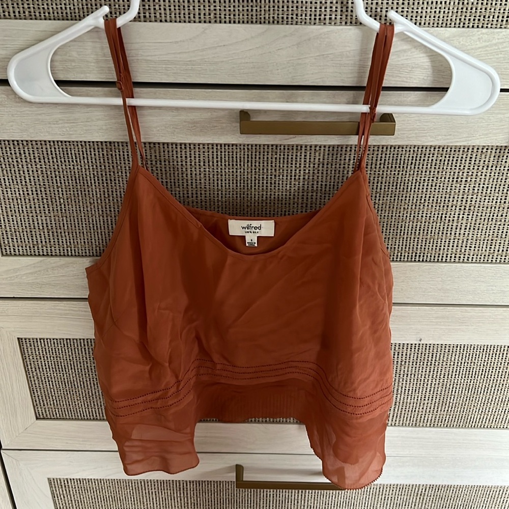 Orange aritzia top